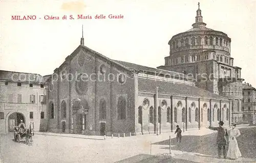 AK / Ansichtskarte Milano Chiesa di San Maria delle Grazie Kat. Italien
