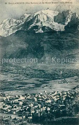 AK / Ansichtskarte Sallanches Mont Blanc Kat. Sallanches