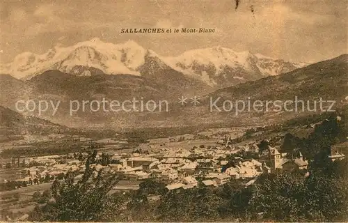 AK / Ansichtskarte Sallanches Mont Blanc Kat. Sallanches