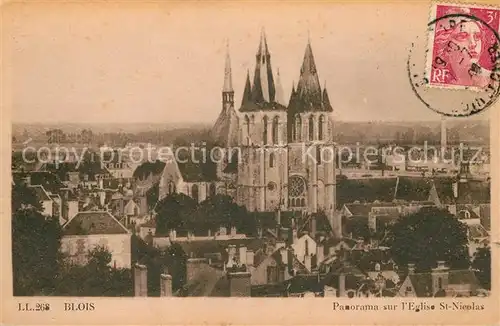 AK / Ansichtskarte Blois Loir et Cher Panorama Kirche Saint Nicolas Kat. Blois