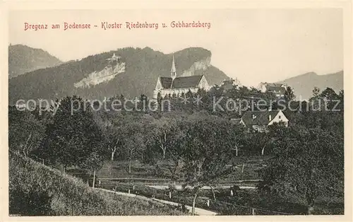 AK / Ansichtskarte Bregenz Bodensee Kloster Riedenburg Gebhardsberg