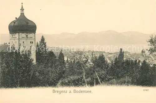 AK / Ansichtskarte Bregenz Bodensee Turm