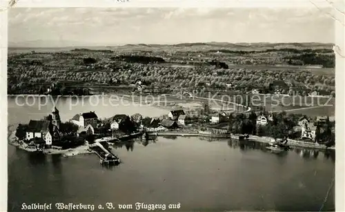 AK / Ansichtskarte Wasserburg Bodensee Fliegeraufnahme Kat. Wasserburg (Bodensee)