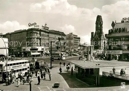 AK / Ansichtskarte Berlin Kurfuerstendamm Ecke Joachimstaler Strasse Kat. Berlin