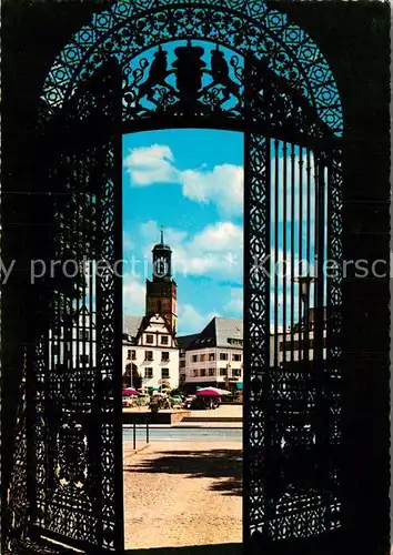 AK / Ansichtskarte Darmstadt Schlosstor Marktplatz Kirche Kat. Darmstadt