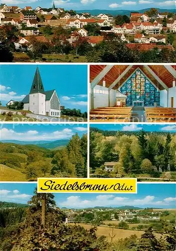 AK / Ansichtskarte Siedelsbrunn Kirche Inneres  Kat. Wald Michelbach