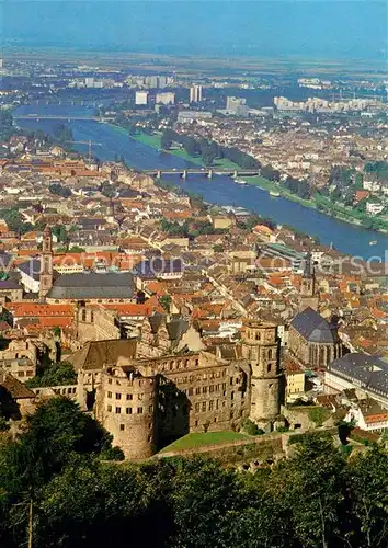 AK / Ansichtskarte Heidelberg Neckar Blick vom Rindenhaeuschen Kat. Heidelberg