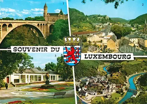 AK / Ansichtskarte Luxembourg Luxemburg Le Pont Adolphe Chateau Mondorf les Bains Kat. Luxembourg