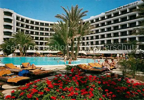 AK / Ansichtskarte Playa de Maspalomas Hotel Palm Beach Swimming Pool