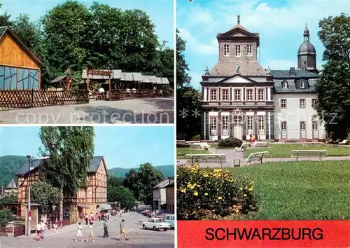 AK / Ansichtskarte Schwarzburg Thueringer Wald Gaststaette Schlossschenke Kaisersaalgebaeude Historisches Gebaeude 18. Jhdt. Kat. Schwarzburg