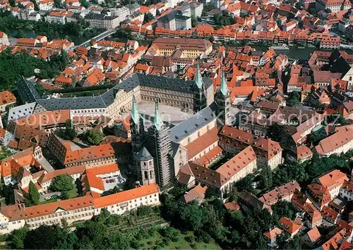 AK / Ansichtskarte Bamberg Dom Fliegeraufnahme Kat. Bamberg