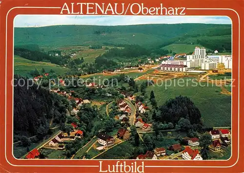AK / Ansichtskarte Altenau Harz mit Ferienpark Glockenberg Fliegeraufnahme Kat. Altenau