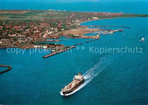 AK / Ansichtskarte Cuxhaven Nordseebad Fliegeraufnahme mit Doese Duhnen und Sahlenburg Kat. Cuxhaven