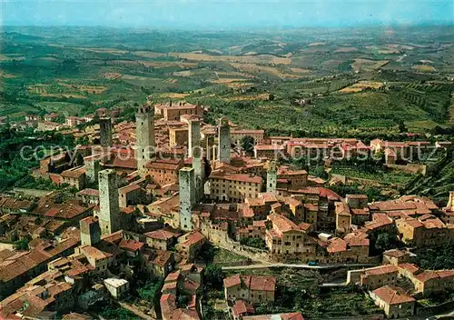 AK / Ansichtskarte San Gimignano Fliegeraufnahme