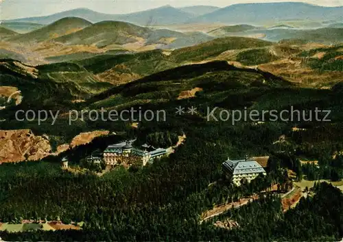 AK / Ansichtskarte Buehl Baden Kurhaus Buehlerhoehe Schloss Sanatorium Fliegeraufnahme Kat. Buehl