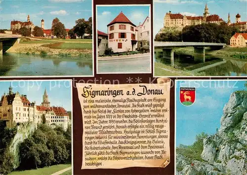 AK / Ansichtskarte Sigmaringen Donaupartien Schloss Oberes Donautal Kat. Sigmaringen