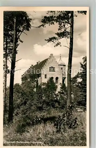 AK / Ansichtskarte Bodman Bodensee Frauenberg Schloss