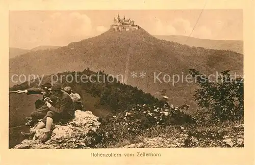 AK / Ansichtskarte Hohenzollern Zellerhorn Kat. Hechingen