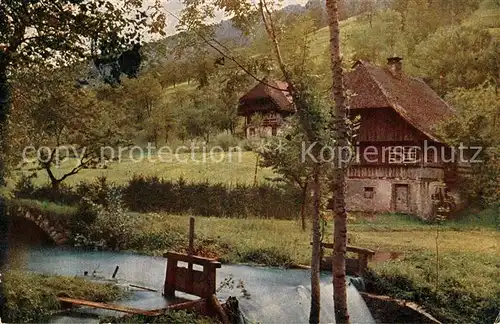 AK / Ansichtskarte Kirnbachtal Schwarzwaldhaus Kat. Wolfach