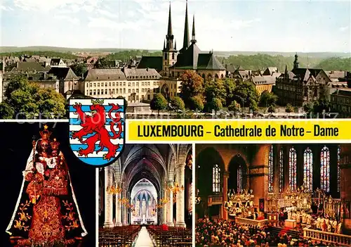 AK / Ansichtskarte Luxembourg Luxemburg Cathedrale de Notre Dame  Kat. Luxembourg