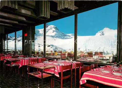 AK / Ansichtskarte Zermatt VS Restaurant Glacier Theodul Trockener Steg  Kat. Zermatt