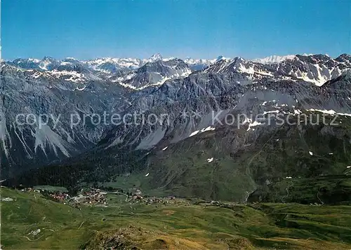 AK / Ansichtskarte Weisshorn Arosa Piz Kesch Palue Bernina Kat. Weisshorn