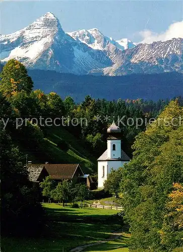 AK / Ansichtskarte Wamberg Garmisch Partenkirchen Daniel  Kat. Garmisch Partenkirchen