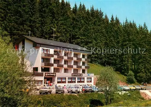 AK / Ansichtskarte Poppeltal Hotel Restaurant Waldeck im Schwarzwald Kat. Enzkloesterle