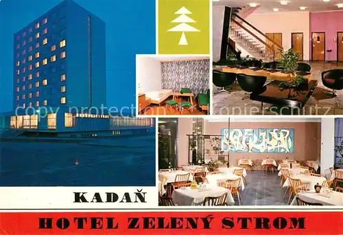 AK / Ansichtskarte Kadan Hotel Zeleny Strom Kat. Kaaden