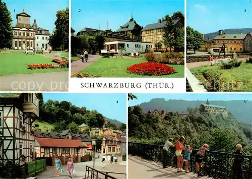 AK / Ansichtskarte Schwarzburg Thueringer Wald Kaisersaalgebaeude 18. Jhdt. Max Reimann Platz Erholungsheim Karl Marx Schloss Kat. Schwarzburg