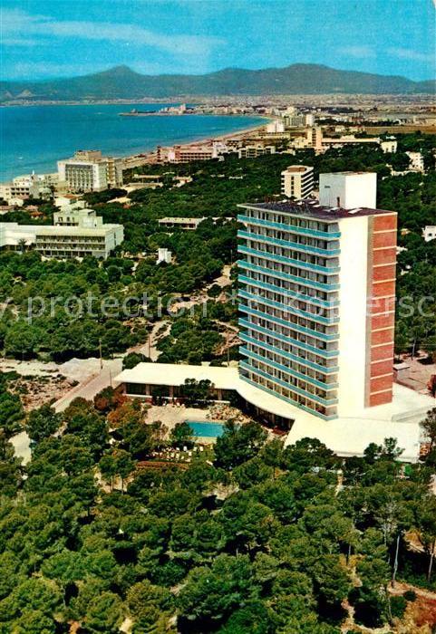 Ak Ansichtskarte Playas De Palma Mallorca Hotel Obelisco Fliegeraufnahme Kat Nr Kn Oldthing Ansichtskarten Mallorca