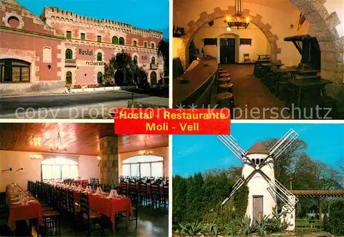 AK / Ansichtskarte Capdepera Hotel Restaurante Moli Vell Castillo Medieval Schloss Windmuehle Kat. Spanien