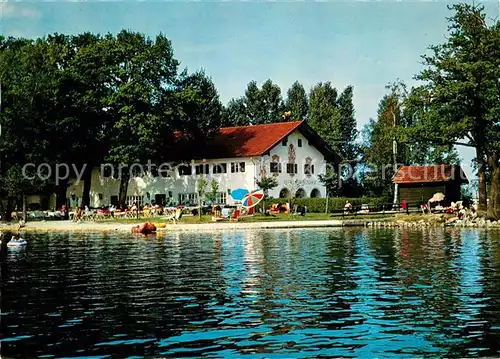 AK / Ansichtskarte Feldwies Hotel Chiemgauhof am Chiemsee Kat. uebersee Chiemsee