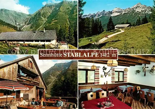 AK / Ansichtskarte Elmen Tirol Sennhuette Stablalpe