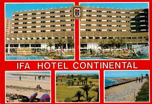 AK / Ansichtskarte Playa del Ingles Gran Canaria IFA Hotel Continental Strand Promenade Kat. San Bartolome de Tirajana