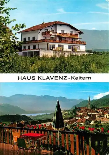AK / Ansichtskarte Kaltern Weinstrasse Tirol Haus Klavenz Panorama Kat. 