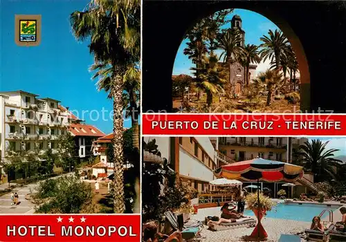 AK / Ansichtskarte Puerto de la Cruz Hotel Monopol Swimmingpool Kat. Puerto de la Cruz Tenerife