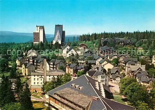 AK / Ansichtskarte Oberhof Thueringen Stadtblick mit Interhotel Panorama Kat. Oberhof Thueringen