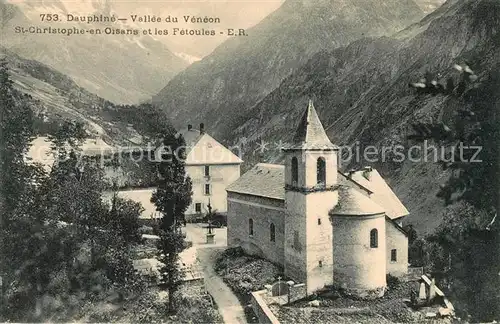 AK / Ansichtskarte Dauphine Vallee du Veneon St Christophe en Oisans Les Fetoules Kat. Grenoble