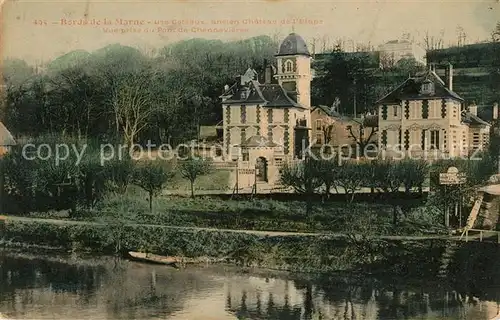 AK / Ansichtskarte Marne La Ufer Chateau Etape Kat. La Marne