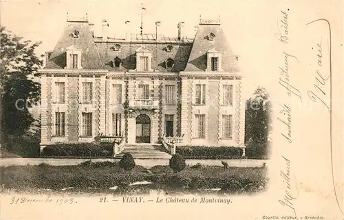 AK / Ansichtskarte Vinay Isere Chateau de Montvinay Kat. Vinay