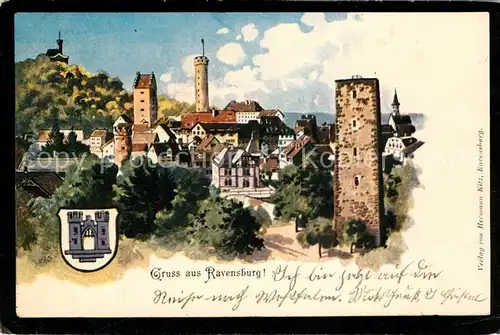 AK / Ansichtskarte Ravensburg Wuerttemberg Stadtansicht Kat. Ravensburg
