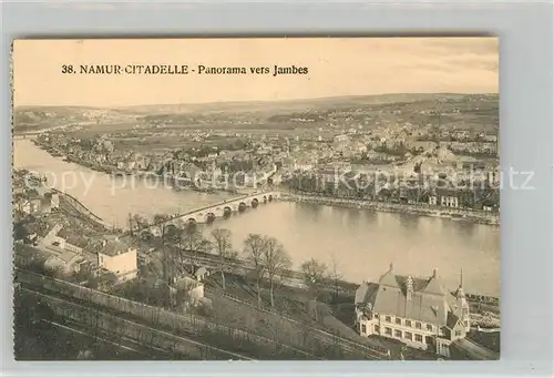 AK / Ansichtskarte Namur sur Meuse Citadelle Panorama Jambes