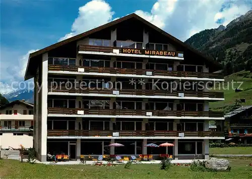 AK / Ansichtskarte Zermatt VS Hotel Mirabeau Kat. Zermatt