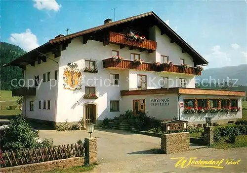 AK / Ansichtskarte Westendorf Tirol Gasthaus Schermer Kat. Westendorf