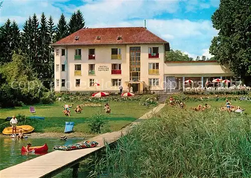 AK / Ansichtskarte Reifnitz Woerthersee Hotel Pension Taffent Kat. Maria Woerth