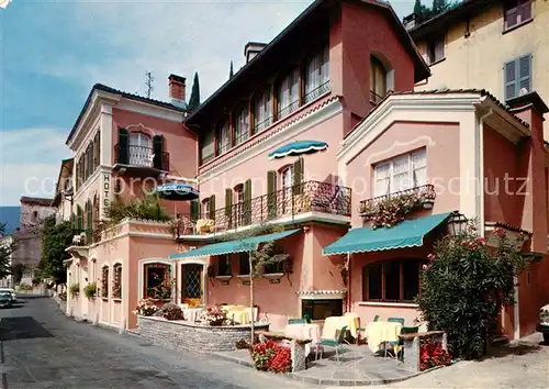 AK / Ansichtskarte Lago di Lugano Hotel Restaurant Carina Carlton Morcote Kat. Italien