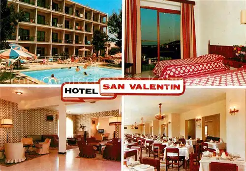 AK / Ansichtskarte Paguera Mallorca Islas Baleares Hotel San Valentin Kat. Calvia