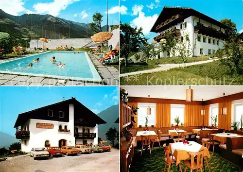 AK / Ansichtskarte Verdins Pension Klotzner Hof Schwimmbad
