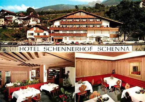 AK / Ansichtskarte Schenna Meran Hotel Schennerhof Kat. Italien